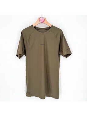 WHOOP 4.0 Any-Wear Compression Top Large Olive Short Sleeve‎ T-Shirt